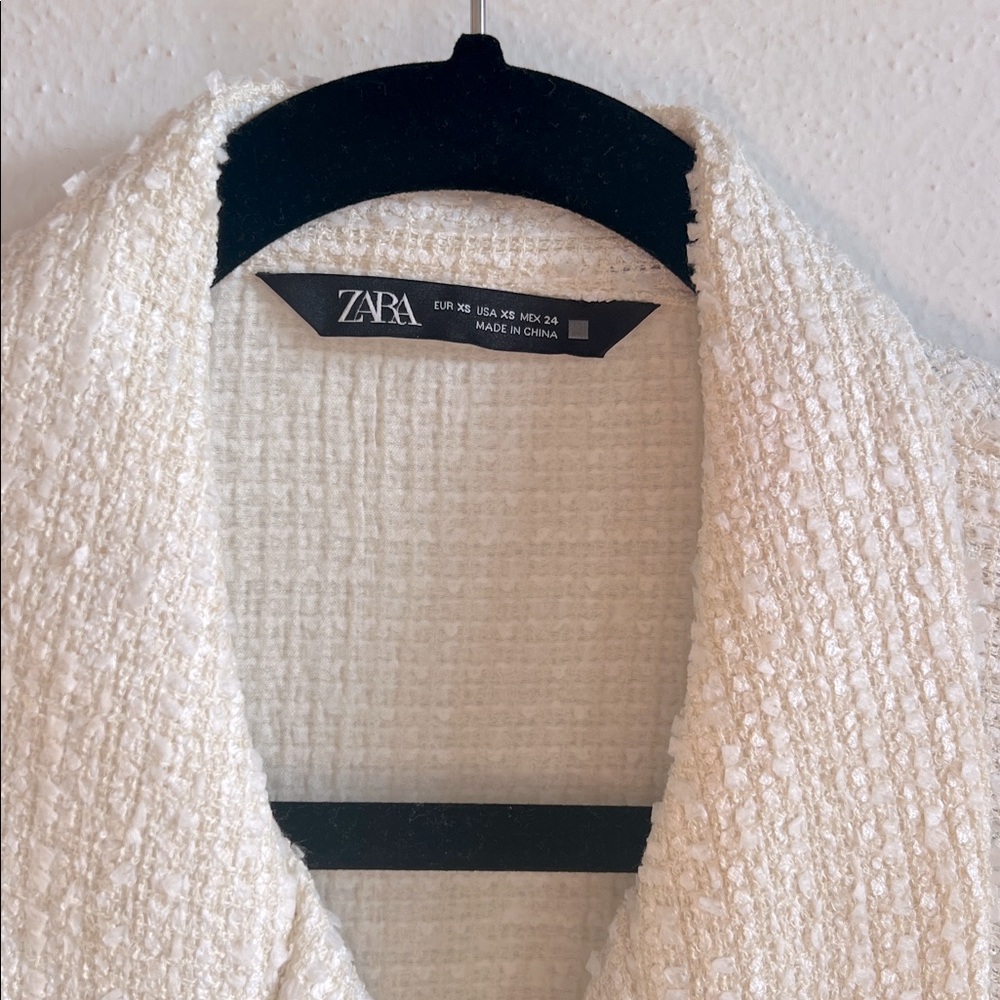 ZARA TWEED BLAZER DRESS - Picture 10 of 10